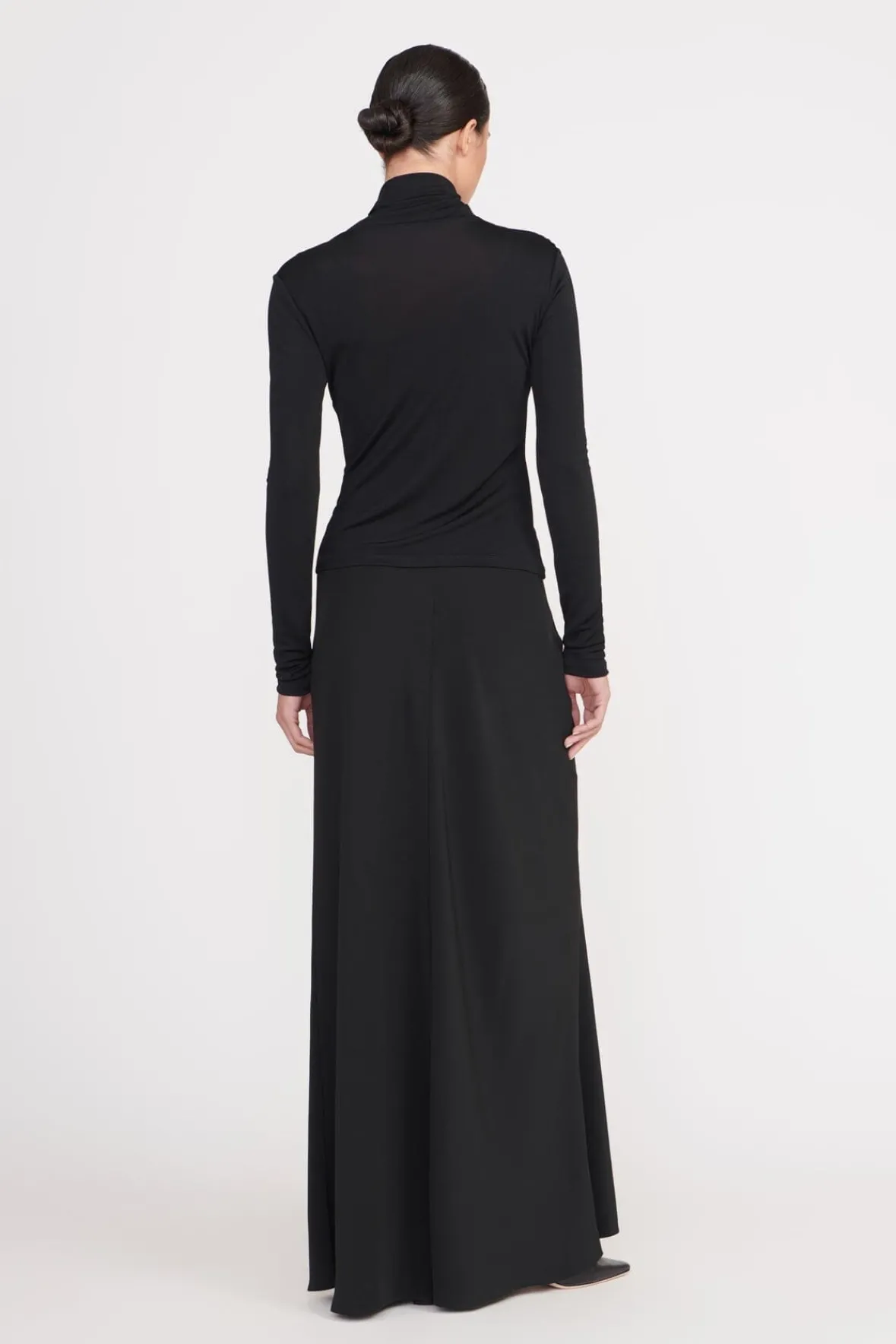 Essentials|Tops<STAUD HELVIN TOP BLACK