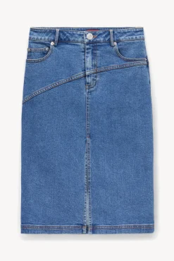 Denim<STAUD HUDSON SKIRT  MEDIUM WASH MEDIUMWASH
