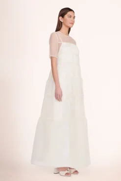 STAUD Bride|Dresses<STAUD HYACINTH DRESS   WHITE