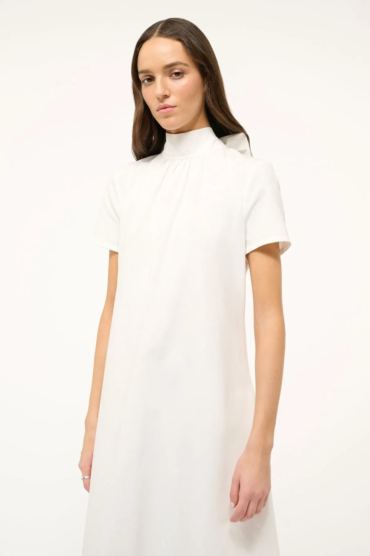 STAUD Bride|Best Sellers<STAUD ILANA DRESS WHITE