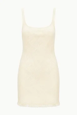 Dresses<STAUD ISABELA DRESS IVORY
