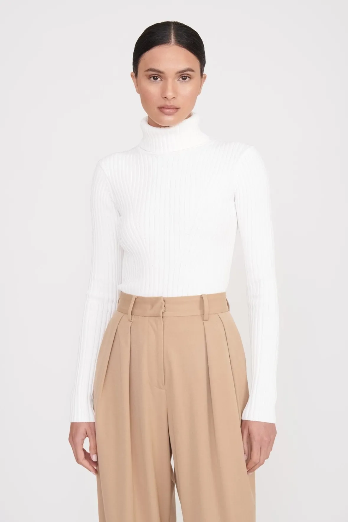 Essentials|Tops<STAUD JACE TOP IVORY