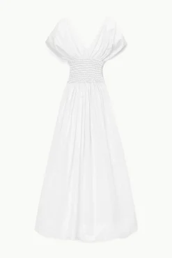 Poplin Shop<STAUD JACKSON DRESS WHITE