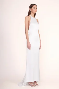 Dresses<STAUD JANET DRESS   WHITE