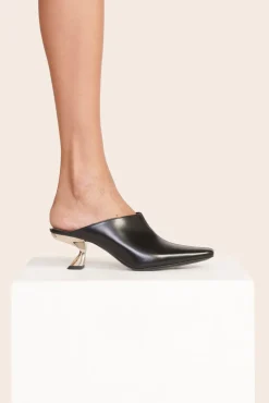 Mules & Flats<STAUD JAX MULE  BLACK METALS BLACKMETALS