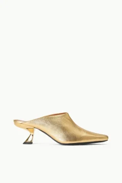 Mules & Flats<STAUD JAX MULE GOLD