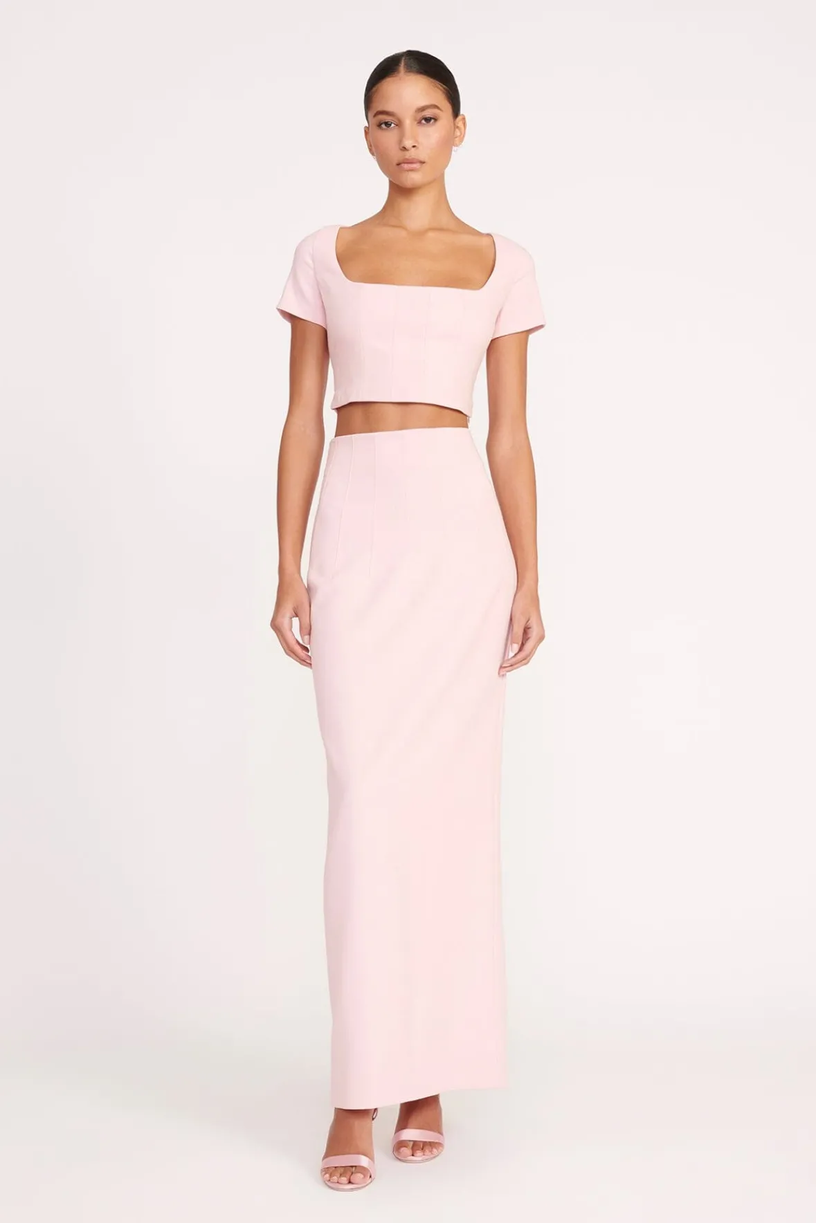 Skirts<STAUD JEREMIAH SKIRT CHERRY BLOSSOM CHERRYBLOSSOM