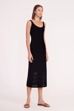 Cover-Ups<STAUD JESSICA COVERUP DRESS   BLACK