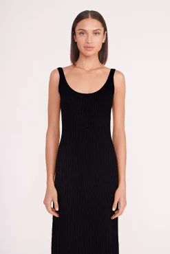 Cover-Ups<STAUD JESSICA COVERUP DRESS   BLACK