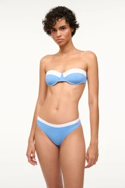 Bikinis<STAUD JO BALCONETTE BIKINI TOP  AZURE WHITE AZUREWHITE