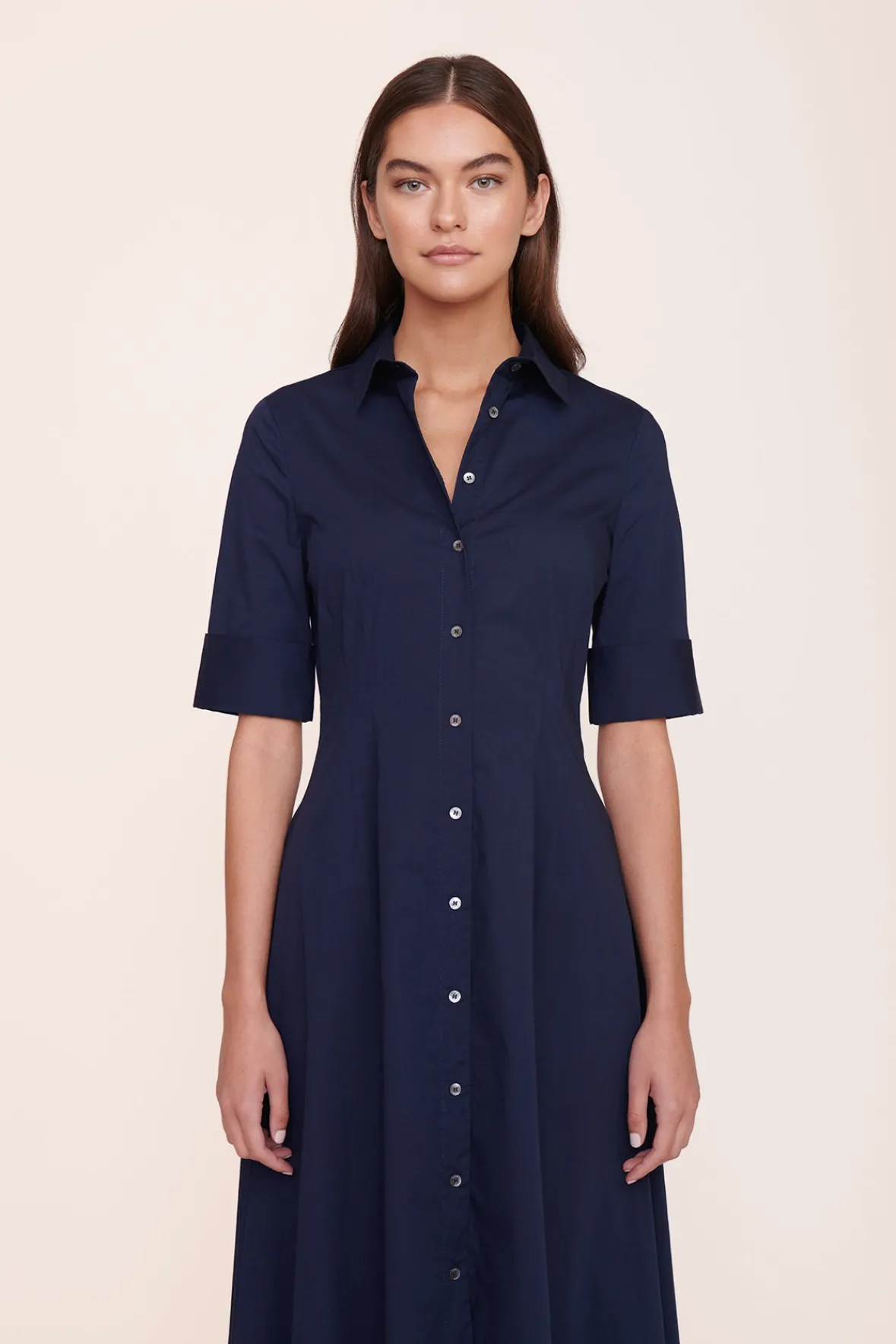 Poplin Shop|Dresses<STAUD JOAN MAXI DRESS NAVY