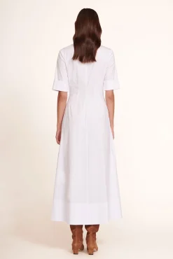 Poplin Shop|Dresses<STAUD JOAN MAXI DRESS WHITE