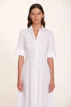 Poplin Shop|Dresses<STAUD JOAN MAXI DRESS WHITE