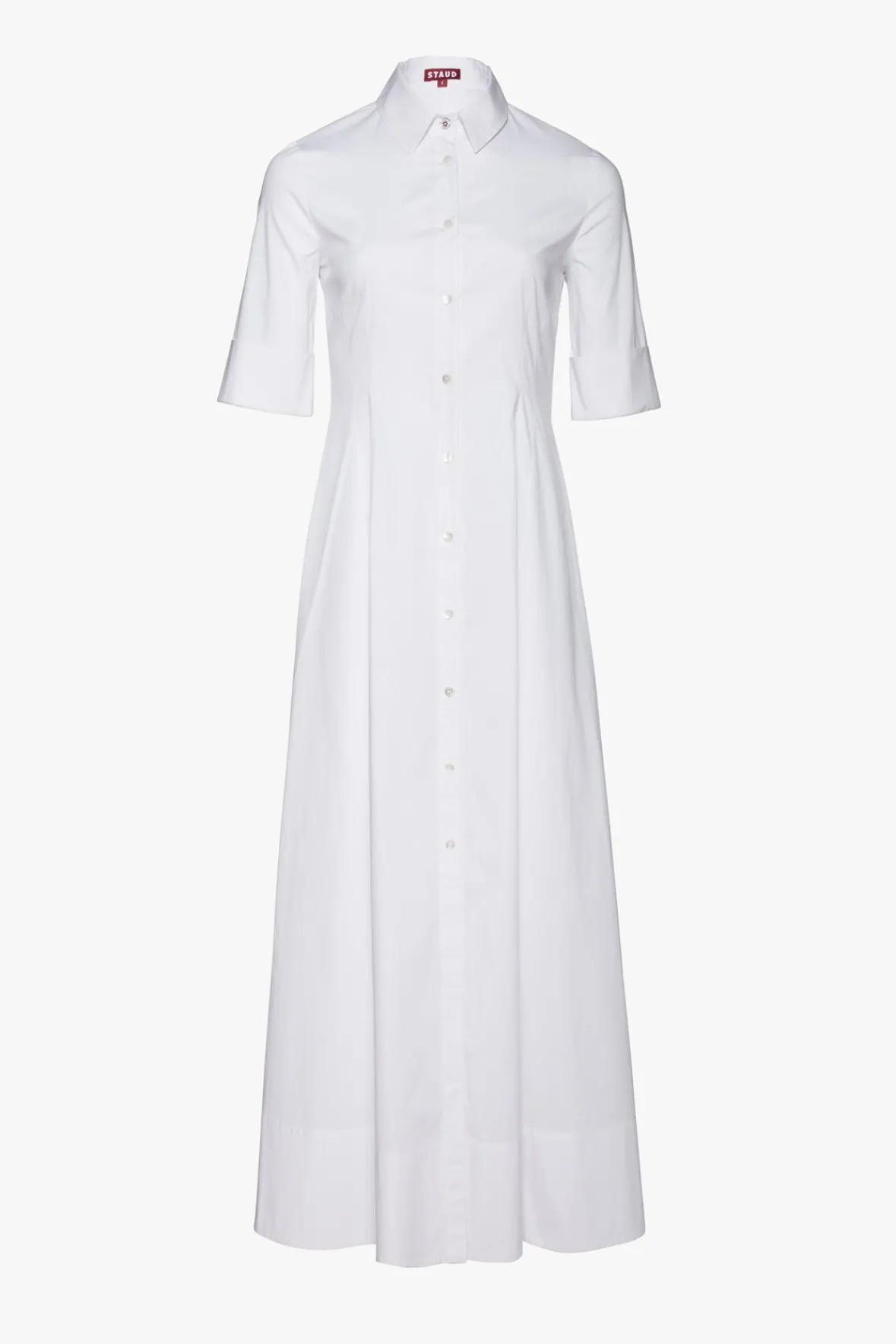 Poplin Shop|Dresses<STAUD JOAN MAXI DRESS WHITE