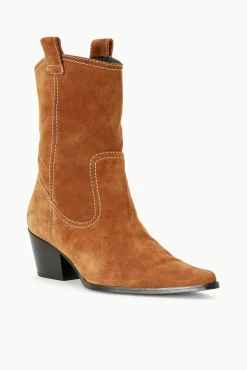 The Boot Shop|Boots<STAUD JUNE BOOT TAN SUEDE TANSUEDE