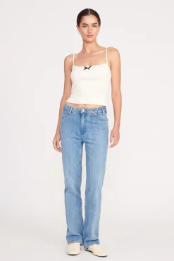 Tops<STAUD KAMALI TOP   IVORY