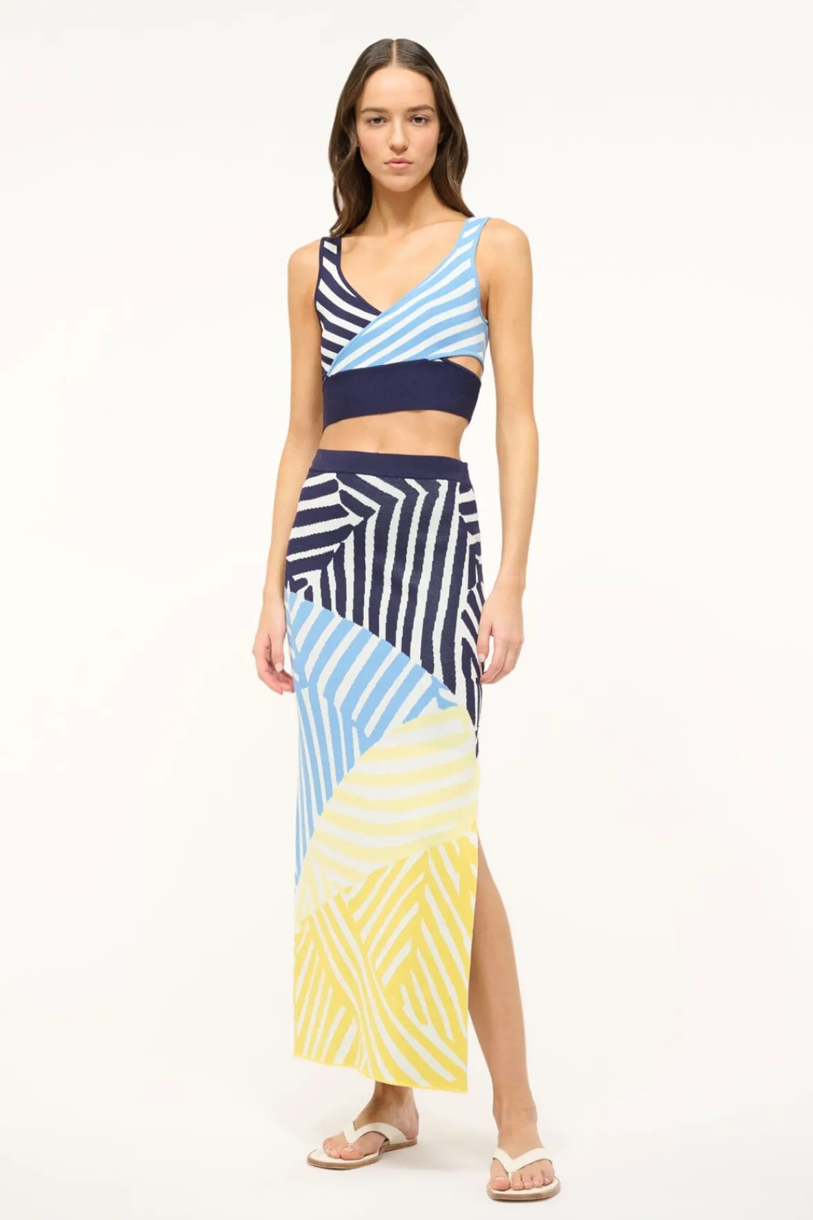 Skirts<STAUD KARINA SKIRT MOSAIC MULTI MOSAICMULTI