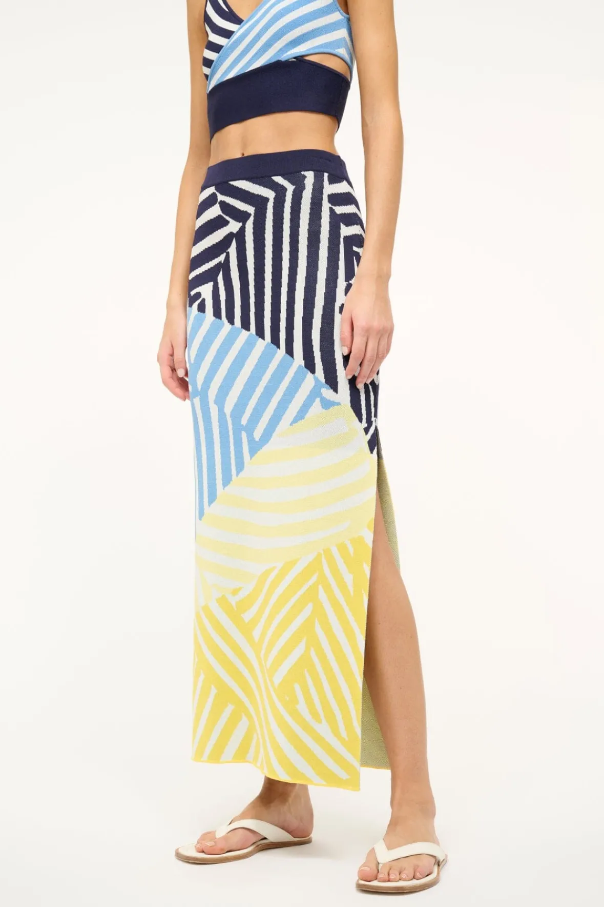 Skirts<STAUD KARINA SKIRT MOSAIC MULTI MOSAICMULTI