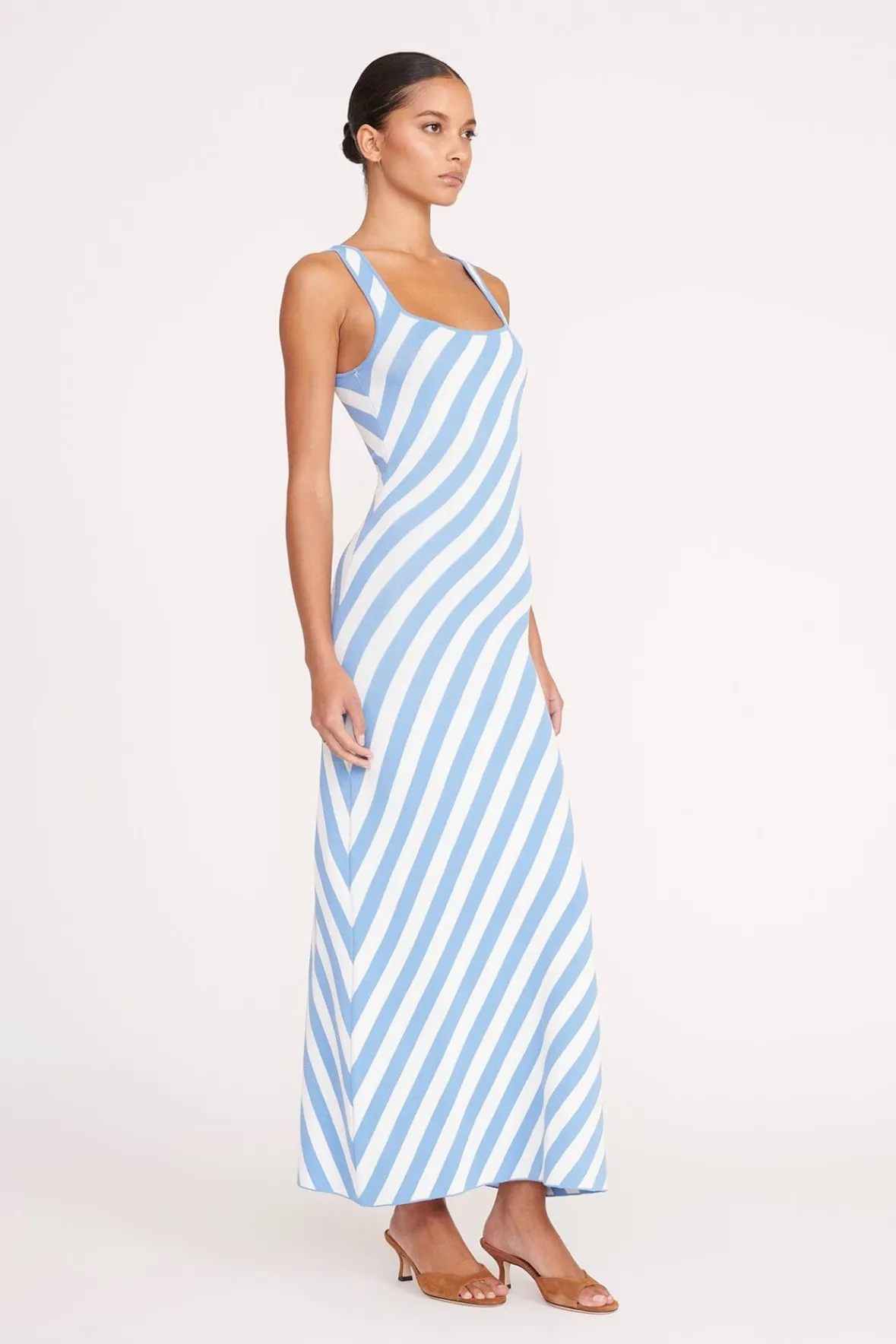 Dresses<STAUD KATIE DRESS BLUE SEASHORE STRIPE BLUESEASHORESTRIPE