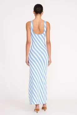 Dresses<STAUD KATIE DRESS BLUE SEASHORE STRIPE BLUESEASHORESTRIPE
