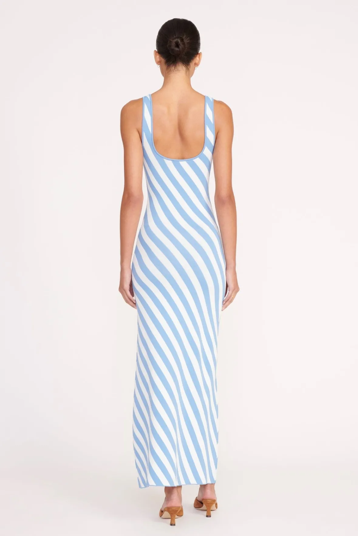 Dresses<STAUD KATIE DRESS BLUE SEASHORE STRIPE BLUESEASHORESTRIPE