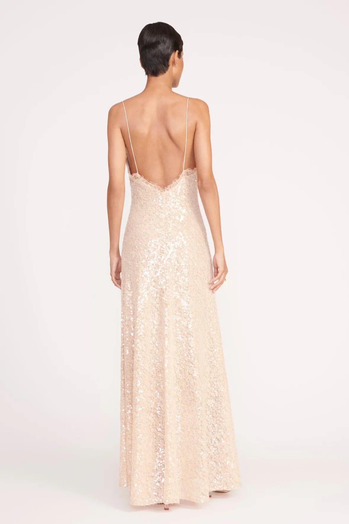 Dresses<STAUD KEZIA DRESS BEIGE