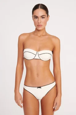 Bikinis<STAUD KIT BIKINI BOTTOM  IVORY BLACK IVORYBLACK