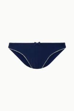 Bikinis<STAUD KIT BIKINI BOTTOM NAVY WHITE NAVYWHITE