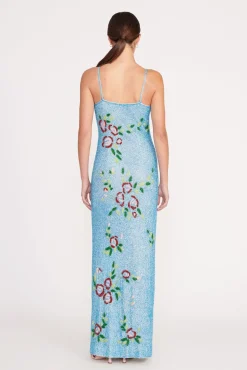 The Evening Edit|Dresses<STAUD KOI DRESS DIAMOND ROSE DIAMONDROSE