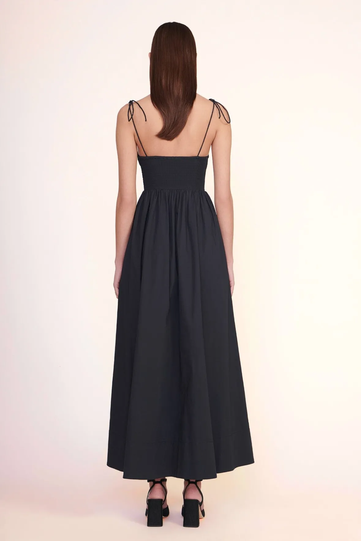 Poplin Shop|Dresses<STAUD LANDRY DRESS BLACK
