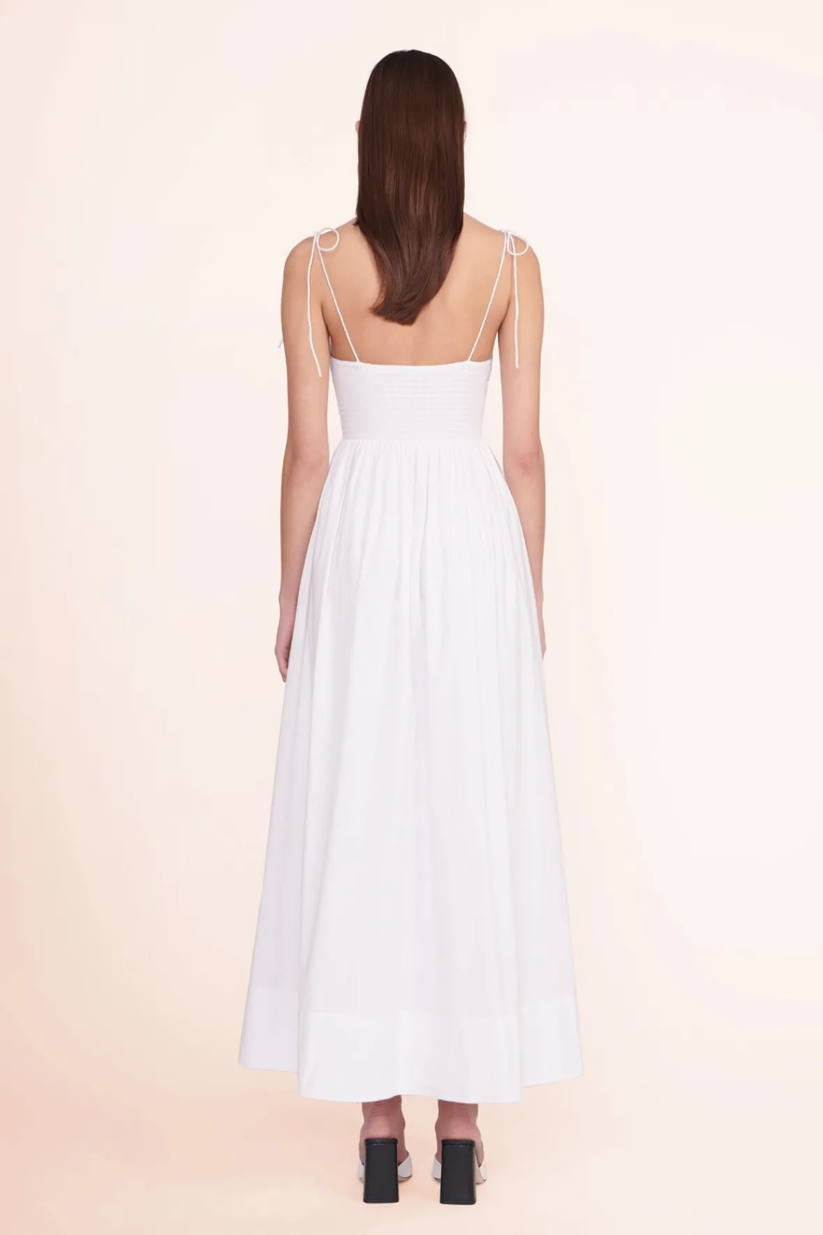 Poplin Shop|Dresses<STAUD LANDRY DRESS WHITE