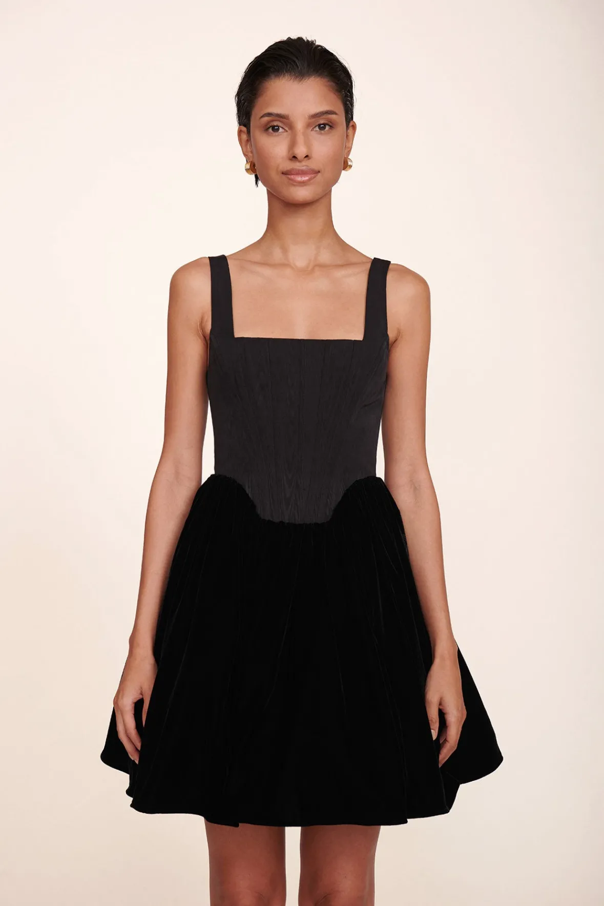 Best Sellers|Dresses<STAUD LANDSCAPE DRESS BLACK