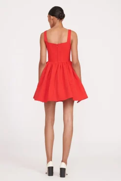Best Sellers<STAUD LANDSCAPE DRESS POINSETTIA