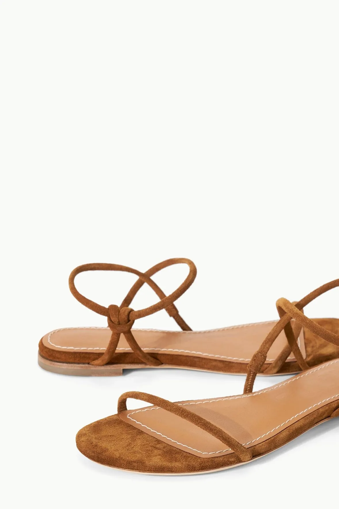 Sandals<STAUD LAUREL SANDAL TAN SUEDE TANSUEDE