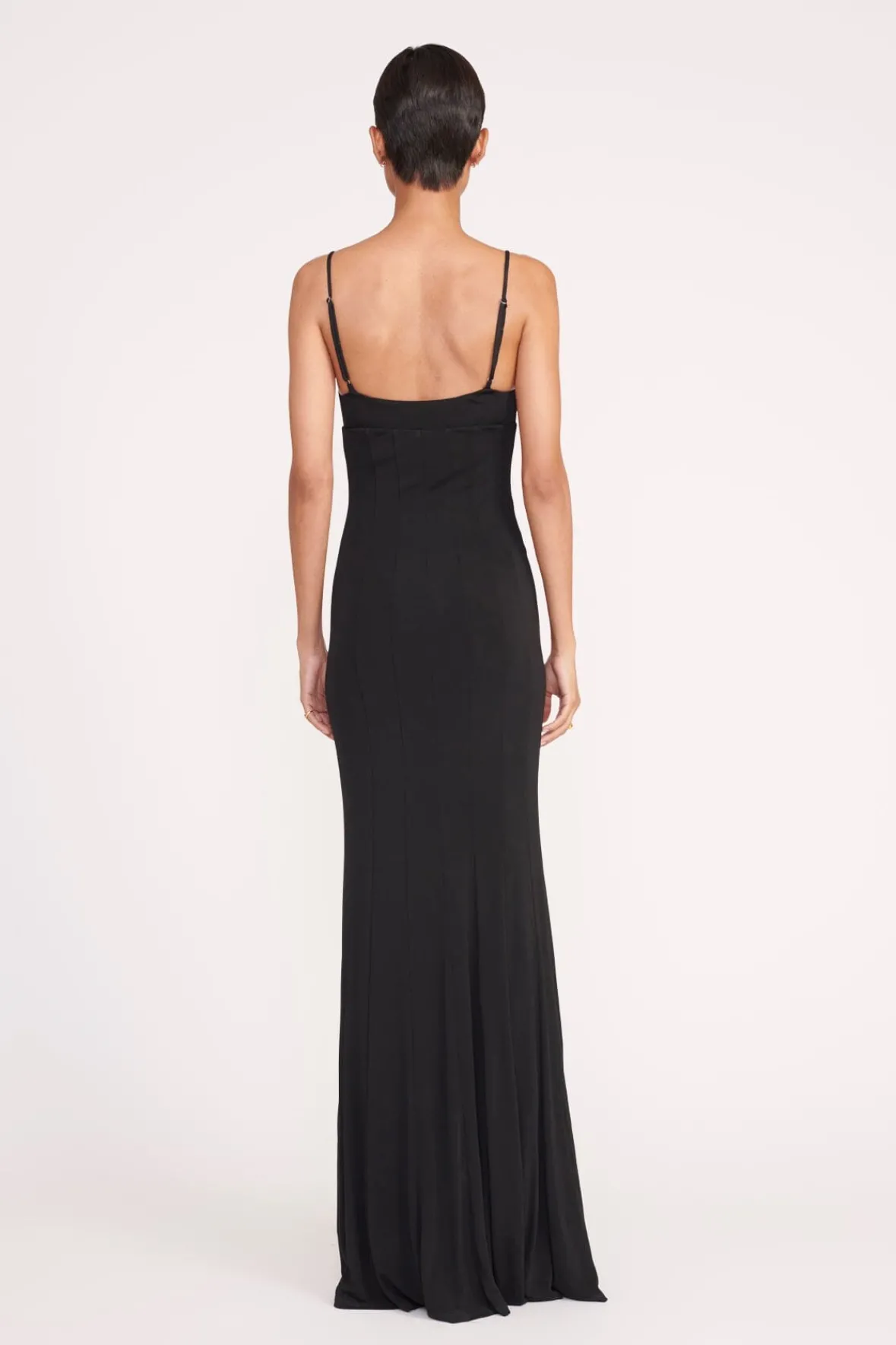 Dresses<STAUD LAUREN DRESS BLACK