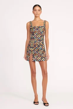 Dresses<STAUD LE SABLE DRESS  DANCE FLOOR DANCEFLOOR