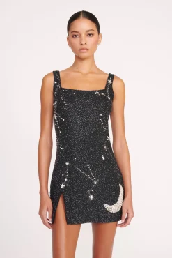 Dresses<STAUD LE SABLE DRESS  STARRY NIGHT STARRYNIGHT