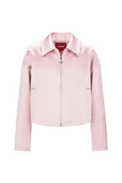 Outerwear & Jackets<STAUD LENNOX JACKET CHERRY BLOSSOM CHERRYBLOSSOM