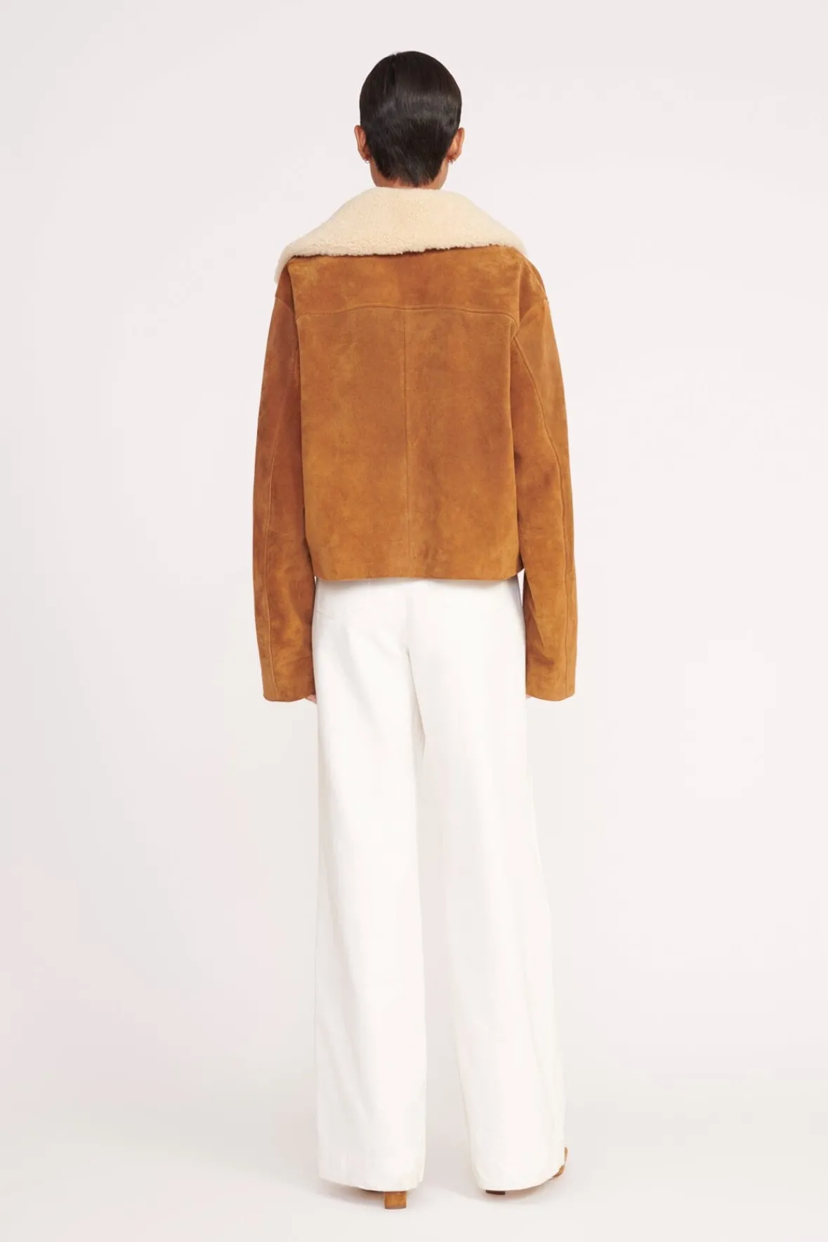 Best Sellers|Outerwear & Jackets<STAUD LENORA JACKET TAN