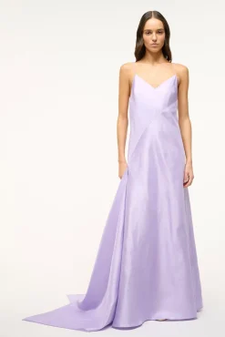 Dresses|The Evening Edit<STAUD LEONARDO DRESS   LILAC