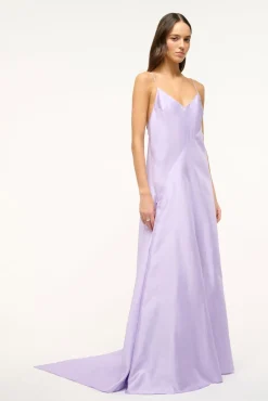 Dresses|The Evening Edit<STAUD LEONARDO DRESS   LILAC