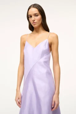 Dresses|The Evening Edit<STAUD LEONARDO DRESS   LILAC