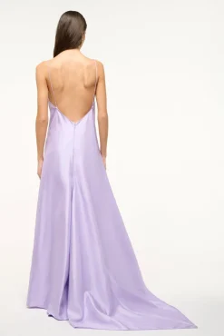 Dresses|The Evening Edit<STAUD LEONARDO DRESS   LILAC