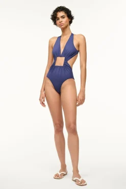 One Pieces<STAUD LIBERTY ONE PIECE   NAVY