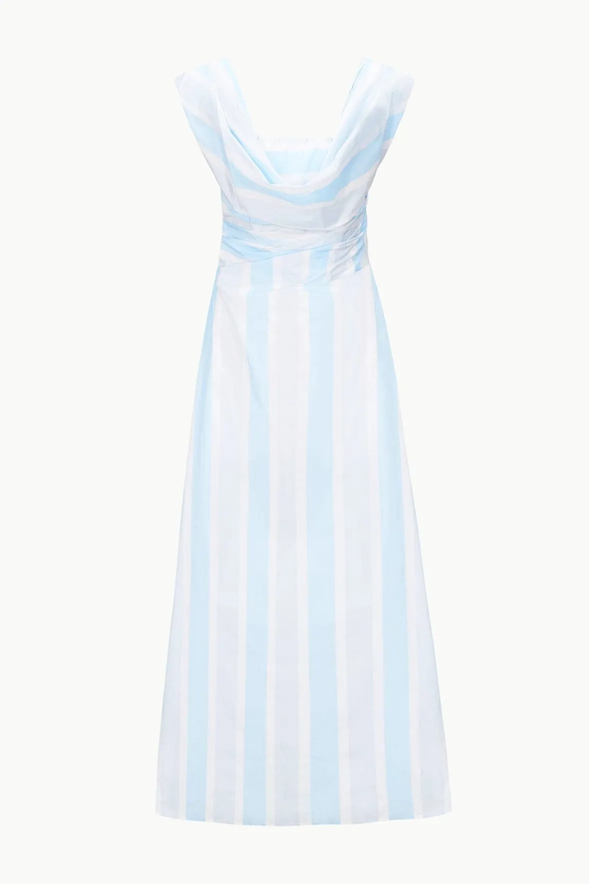 The Evening Edit|Dresses<STAUD LIPARI DRESS ADRIATIC STRIPE ADRIATICSTRIPE