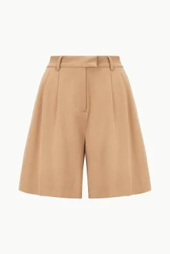 Spring Suiting|Essentials<STAUD LONG LUISA SHORT CAMEL