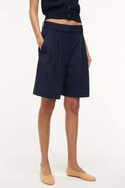 Essentials|Spring Suiting<STAUD LONG LUISA SHORT   NAVY
