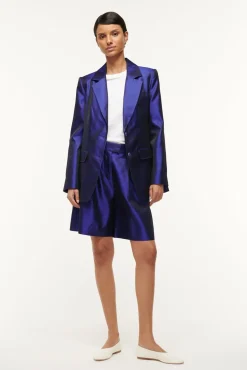 Spring Suiting|The Evening Edit<STAUD LONG LUISA SHORT VIOLET