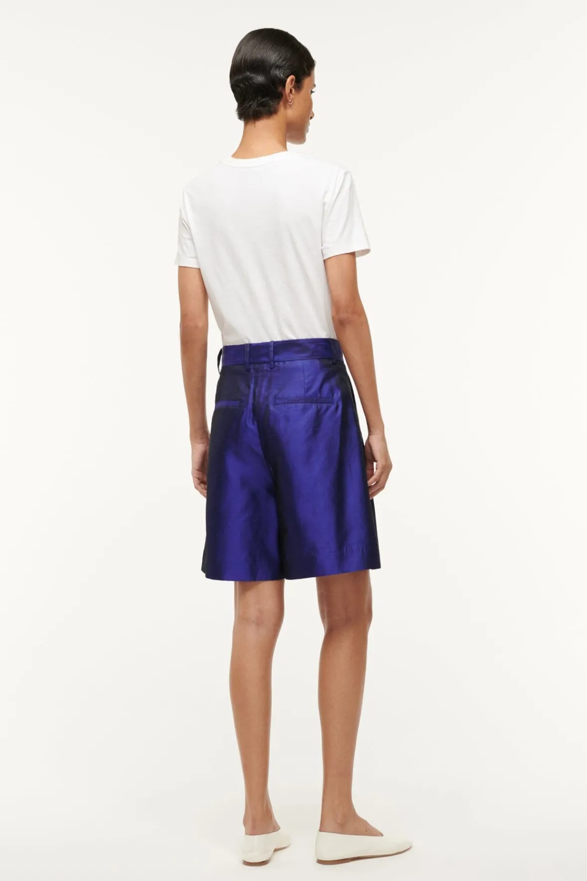 Spring Suiting|The Evening Edit<STAUD LONG LUISA SHORT VIOLET