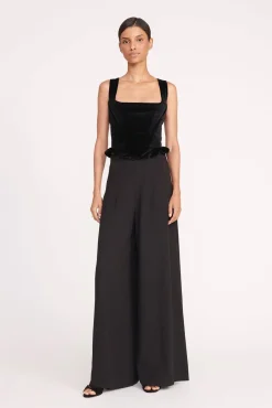 Tops<STAUD LORELAI TOP   BLACK